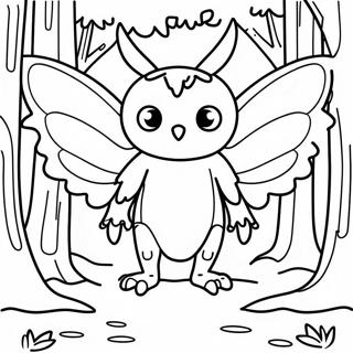 Mothman Coloring Pages