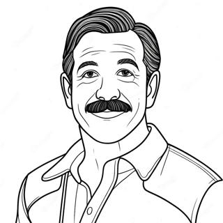 Ted Lasso Coloring Page 46443-37070