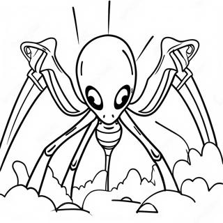 War Of The Worlds Alien Coloring Page 46463-37089