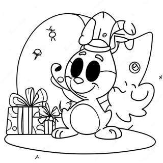 Pixar Christmas Coloring Pages