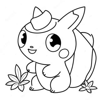 Cute Pokemon Characters Coloring Page 46484-37106