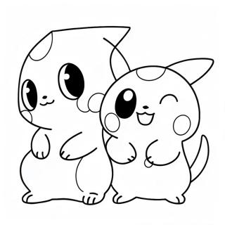 Cute Pokemon Characters Coloring Page 46484-37108