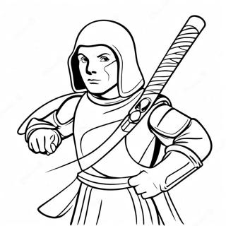 Raphael With Nunchaku Coloring Page 46504-37123