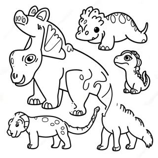 Extinct Animals Coloring Pages