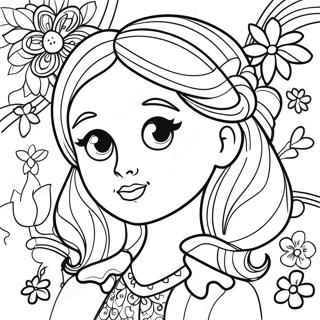 Beautiful Girls Names Coloring Page 46534-37150