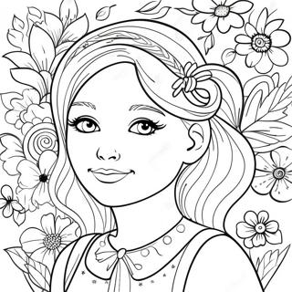 Beautiful Girls Names Coloring Page 46534-37151