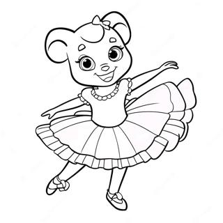 Angelina Ballerina Coloring Pages