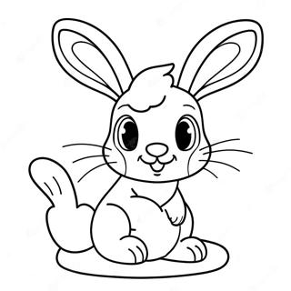 Cream The Rabbit Coloring Page 46553-37167