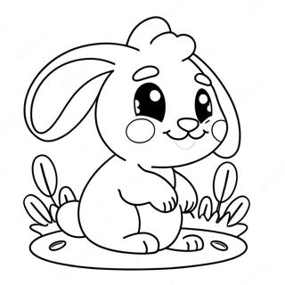 Cute Cream The Rabbit Coloring Page 46554-37162