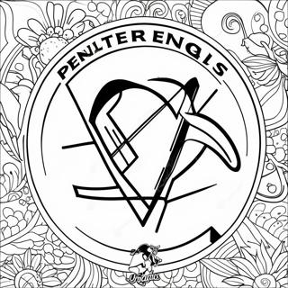 Pittsburgh Penguins Logo Coloring Page 46563-37170