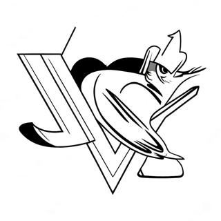 Pittsburgh Penguins Logo Coloring Page 46563-37172