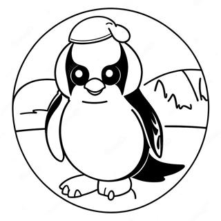 Pittsburgh Penguins Mascot Coloring Page 46564-37174