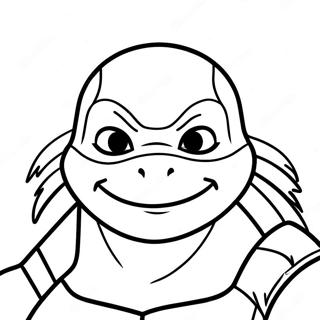 Ninja Turtles Face Coloring Page 46573-37183