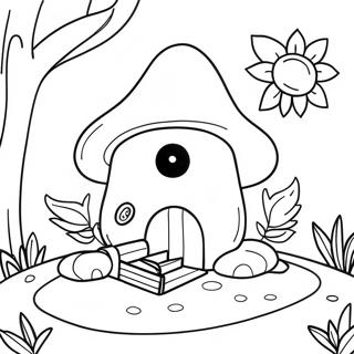 Fairy Garden Coloring Page 46583-37185