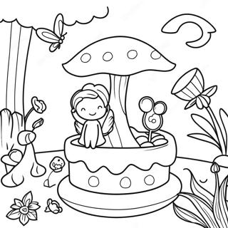 Fairy Garden Coloring Page 46583-37187