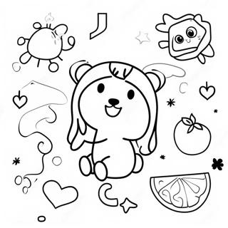 Kidcore Coloring Pages