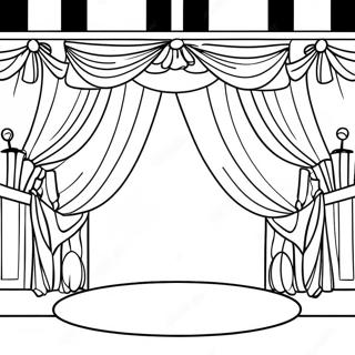 Talent Show Stage Coloring Page 46613-37216