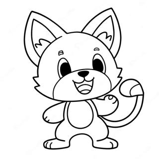 Aggretsuko In Rage Mode Coloring Page 46644-37234