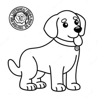 Service Dog Coloring Page 46663-37258