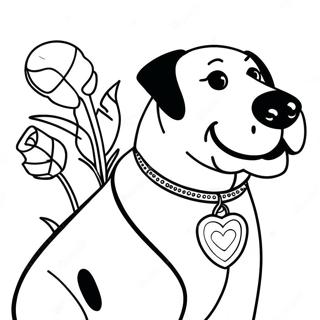 Service Dog Coloring Page 46663-37260