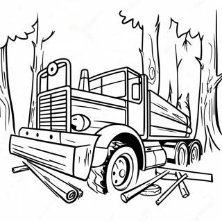 Logging Coloring Page 46673-37253