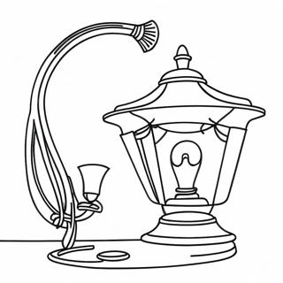 Lamp Coloring Page 46693-37274