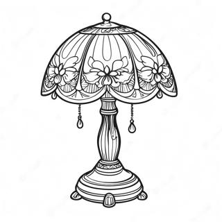 Vintage Table Lamp Coloring Page 46694-37278