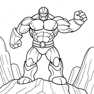 Red Titan Coloring Page 46713-37296