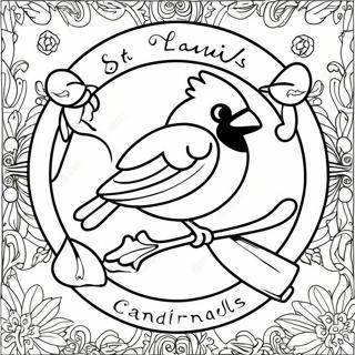 St Louis Cardinals Coloring Pages