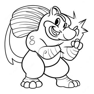 Illini Mascot Coloring Page 46733-37308