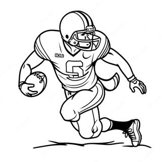 Illini Football Player Coloring Page 46734-37310