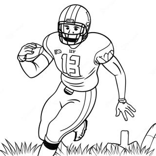 Illini Football Player Coloring Page 46734-37312