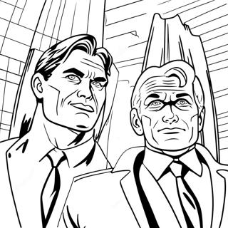 Two Face In Gotham City Coloring Page 46764-37336