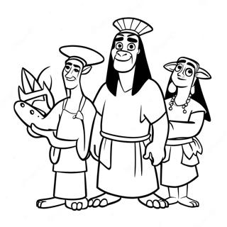 Emperor S New Groove Coloring Page 46773-37337