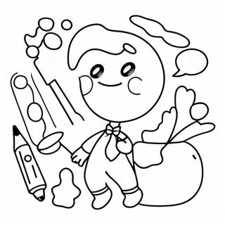 Creative Procreate Coloring Page For Kids 46784-37352