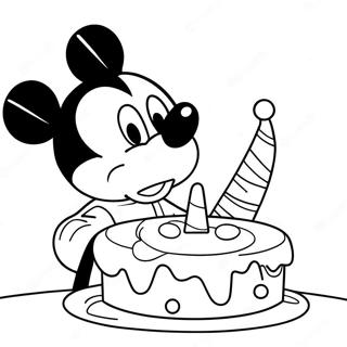 Disney Birthday Coloring Pages