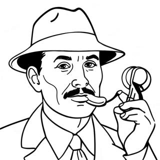 Detective Coloring Page 46843-37393