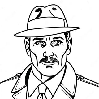 Detective Coloring Page 46843-37395