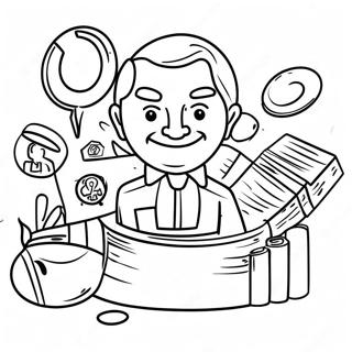 Financial Literacy Coloring Page 46853-37403