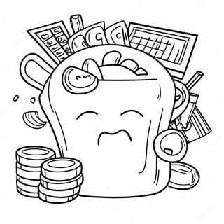 Fun Financial Goals Coloring Page 46854-37407