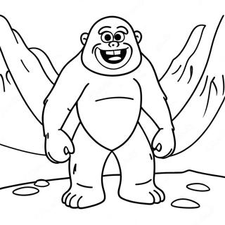 Abominable Snowman Coloring Page 46873-37418