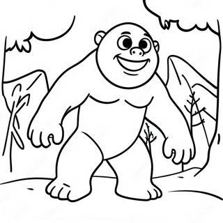 Abominable Snowman Coloring Page 46873-37419