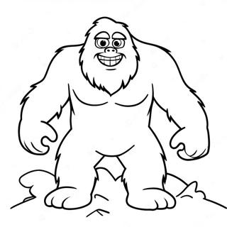 Abominable Snowman Coloring Page 46873-37420