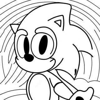 Vector Sonic Coloring Pages