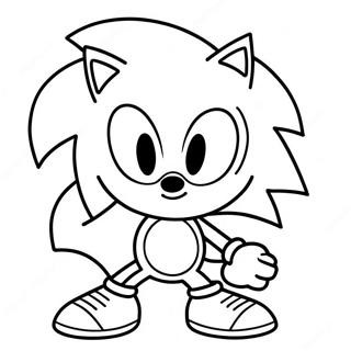 Vector Sonic Coloring Page 46893-37439