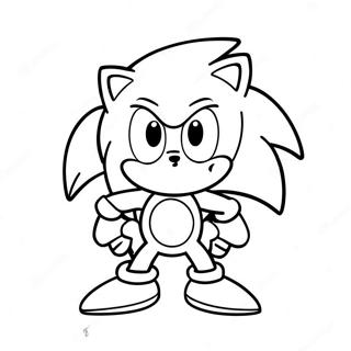 Vector Sonic Coloring Page 46893-37440