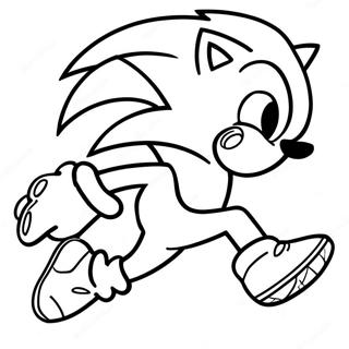 Vector Sonic Coloring Pages