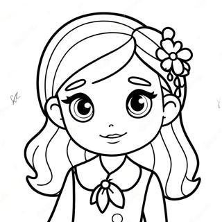 Rainbow High Jade Coloring Pages