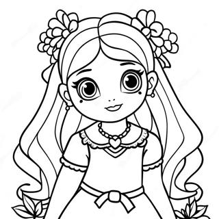 Rainbow High Jade Coloring Page 46903-37442