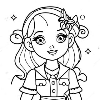 Rainbow High Jade Coloring Page 46903-37443